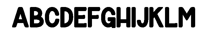 Mostivera Sans Regular Font UPPERCASE