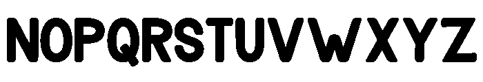 Mostivera Sans Regular Font UPPERCASE