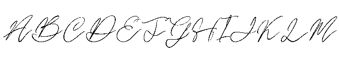 Mostivera Script Regular Font UPPERCASE