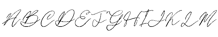 MostiveraScript-Regular Font UPPERCASE