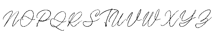 MostiveraScript-Regular Font UPPERCASE
