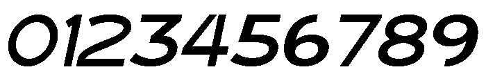 Motage Italic Font OTHER CHARS