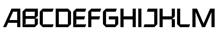 Motech Regular Font UPPERCASE