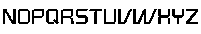 Motech Regular Font UPPERCASE