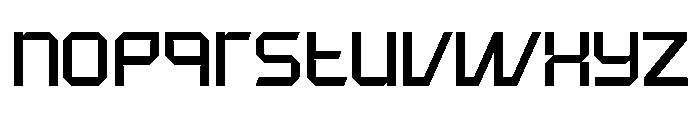 Motech Regular Font LOWERCASE