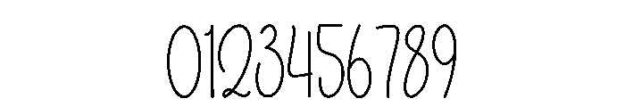 Mother Calligraphy Font OTHER CHARS