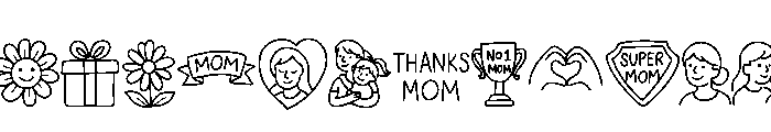 Mother Doodle Font LOWERCASE