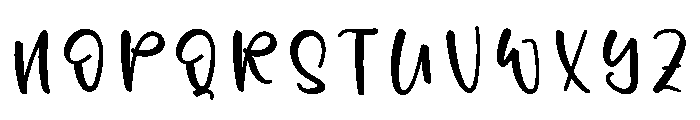 Mother Everday Font UPPERCASE
