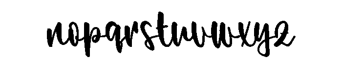 Mother Everday Font LOWERCASE