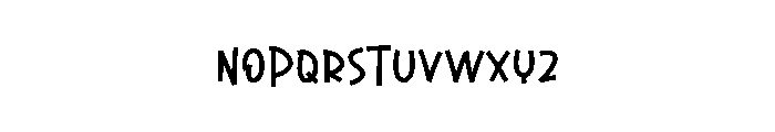 Mother Kimmy Font UPPERCASE