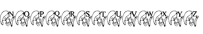 Mother Line Art Font UPPERCASE