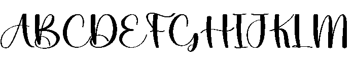 Mother Maddison Font UPPERCASE