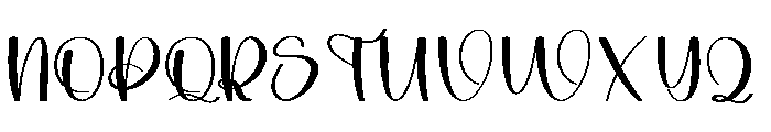 Mother Maddison Font UPPERCASE