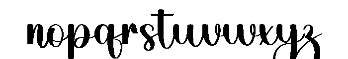 Mother Maddison Font LOWERCASE