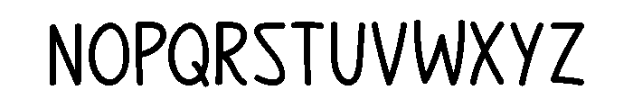 Mother Strength Font LOWERCASE