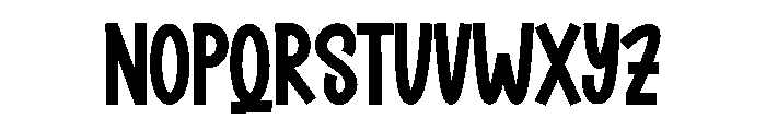 Mother Sunflower Font UPPERCASE
