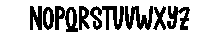 Mother Sunflower Font LOWERCASE