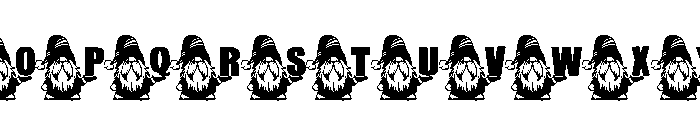 Mother gnome Font UPPERCASE