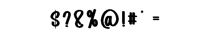 Motherland Font OTHER CHARS