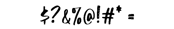 Motherlove Regular Font OTHER CHARS