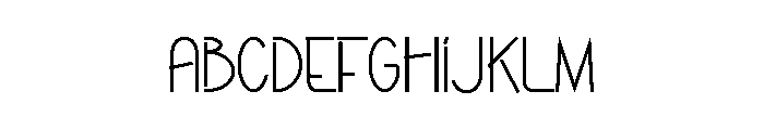 Mothers Simphony Font UPPERCASE