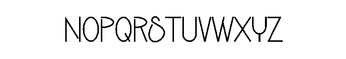 Mothers Simphony Font UPPERCASE