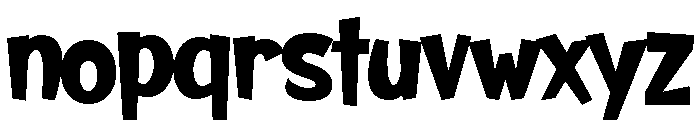 Motion Grinch Font LOWERCASE