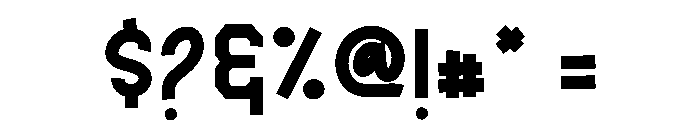 Motor Cycle Font OTHER CHARS