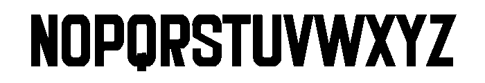 Motor Cycle Font UPPERCASE