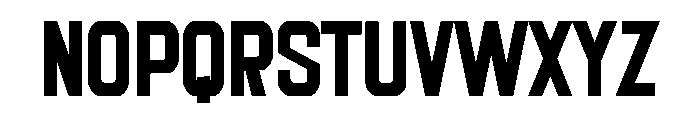 Motor Cycle Font LOWERCASE