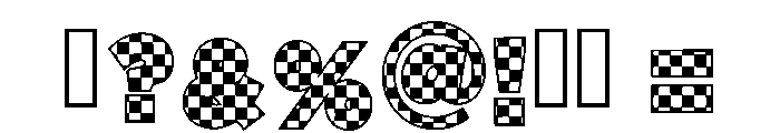 Motor Sport Regular Font OTHER CHARS
