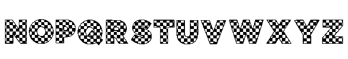 Motor Sport Regular Font LOWERCASE