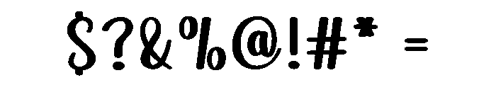 Mototype Font OTHER CHARS