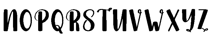 Mototype Font UPPERCASE