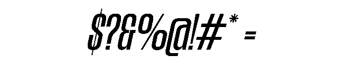 Motrix Italic Font OTHER CHARS