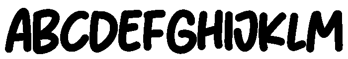 Motsura Font UPPERCASE