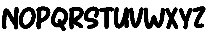 Motsura Font UPPERCASE