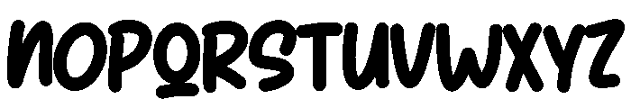 Motsura Font LOWERCASE