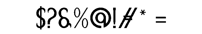 Motteny Halloween Font OTHER CHARS