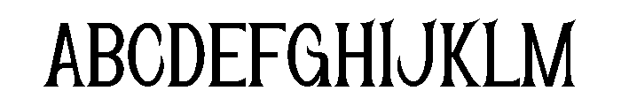 Motteny Halloween Font UPPERCASE