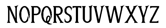 Motteny Halloween Font UPPERCASE