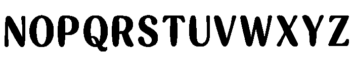 Mottled Regular Font LOWERCASE