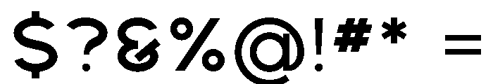 Moue Display Font OTHER CHARS