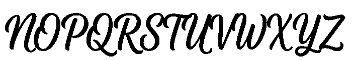 Mount Climb Regular Font UPPERCASE