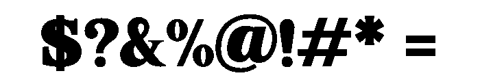Mount Sagilite Black Font OTHER CHARS
