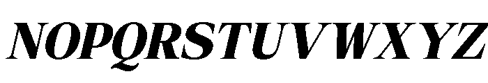 Mount Sagilite Bold Italic Font UPPERCASE