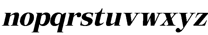 Mount Sagilite Bold Italic Font LOWERCASE