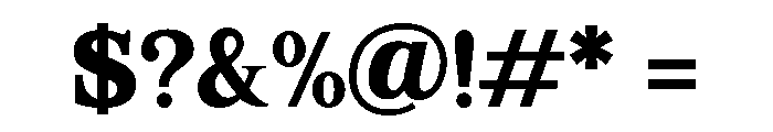 Mount Sagilite Bold Font OTHER CHARS