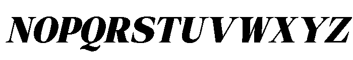 Mount Sagilite ExtBd Ita Font UPPERCASE