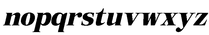 Mount Sagilite ExtBd Ita Font LOWERCASE